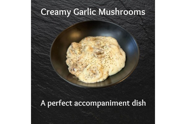 Creamy Garlic Mushrooms