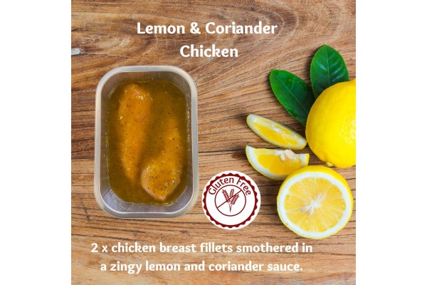 2 X Lemon & Coriander Chicken Breasts (Serves 2)