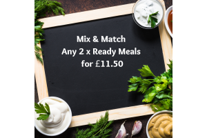 Mix & Match Meal Prep Any 2 Meals for £11.50