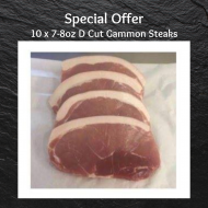 10 x 7-8oz Gammon Steaks