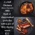 Special Offer Slowcooked Rack of Ribs with a Pot of BBQ Dipping Sauce & 2 x Half Chickens