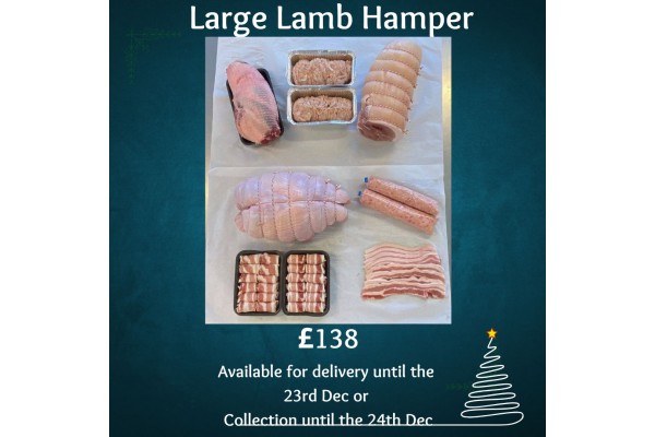 Large Lamb Christmas Hamper 