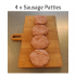 4 x Pork Sausage Patties