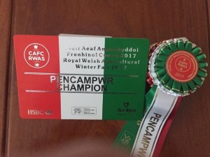 Overall Supreme Champion Of Meat Hampers at The Royal Welsh Winter Fair