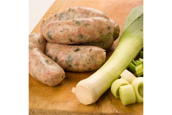 Award Winning Pork & Leek Sausages (Approx 420g)