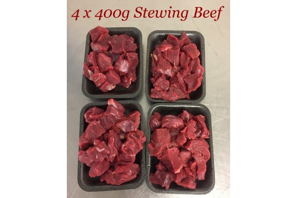 4 x 400g Stewing Beef