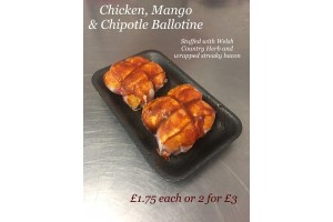 Chicken, Mango & Chipotle Ballotine (single)