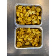 2 x Trays of Golden Garlic Potatoes