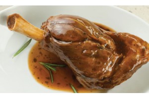 Slow Cooked Minted glazed Lamb Shank