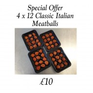 Special Offer 4 x 12 x Classic Pork Meatball in a Sweet Italian Glaze